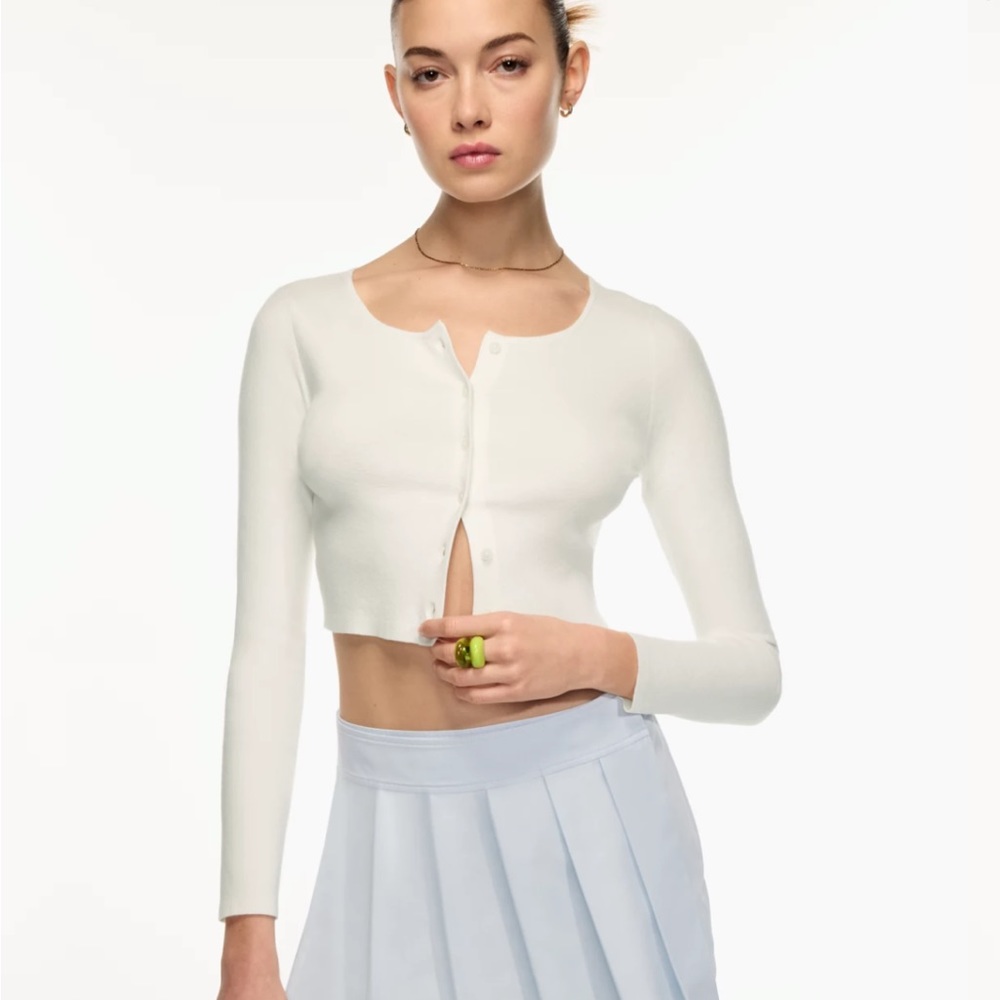 Aritzia Sunday Best Izzy Cardigan Cream/off white Size XS